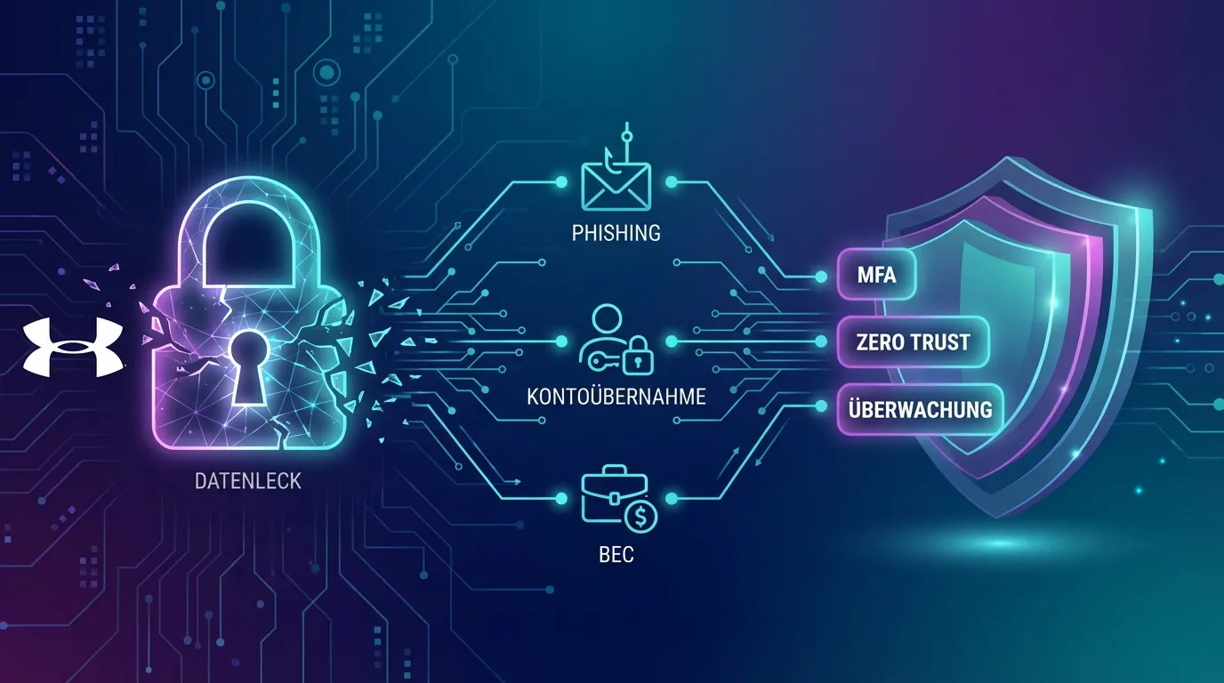 Security-Analyse zum Under-Armour-Datenleck mit Leak-Datensatz, Phishing-Risiko und Incident-Response-Maßnahmen