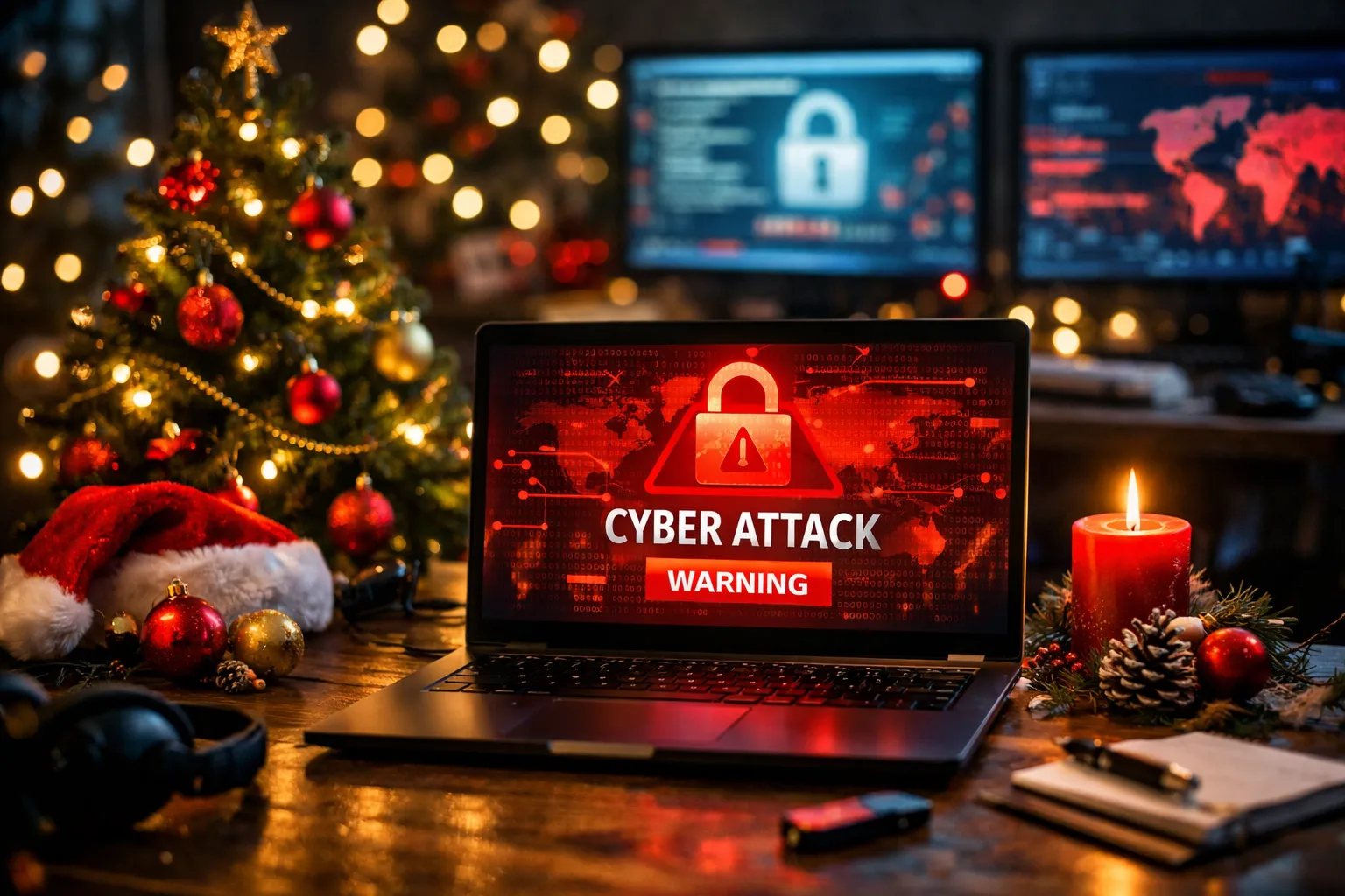 IT-Sicherheitsrisiken zu Weihnachten und Neujahr: Monitoring, MFA, Backups und Notfallplan für Unternehmen
